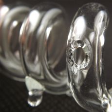 Spiral Sit Down Glass Pipe shotty