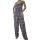 Bajoran Funky Chequered Cotton Dungarees - Large