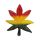 Rasta Leaf Metal Ashtray