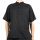 Plain Black Short Sleeve Grandad Shirts - XL