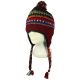 Woollen Hats - Red Multi-Coloured