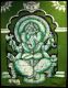 Ganesh Batik Large - Green