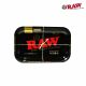 RAW Black Metal Rolling Tray - Small