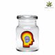 420 Classic Pop Top Jar Rainbow Mind - Small