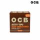 OCB Premium ACTIV Charcoal Filters (Box of 50) - Virgin Slim (Unbleached)