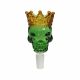 Jaxx USA 'Crown of Creation' Green Glass Bowl - 14mm