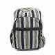 Zip Backpack - Black & White
