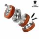 Headchef 'Woodsman' 4 Part Wooden 62mm Sifter Grinder - Silver