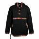 Black Bhutan Trimmed Jacket - Large