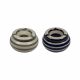 Round Duo Stripes Ceramic Ashtray