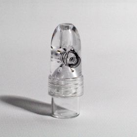Glass Snuff Bullet - Clear - Small