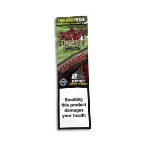 Juicy Jay's Terpene Enhanced Hemp Blunt Wraps - Red Storm (Cherry Pie)