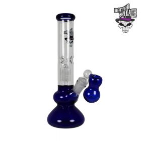 Dr Death 'Rainmaker' by Chongz 27cm Glass Percolator Bong - Blue