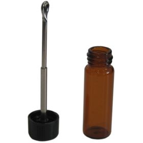 Telescopic Spoon Snuff Bottle - Brown