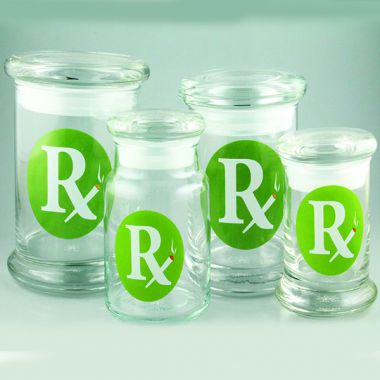 420 Classic Pop Top Jar Rx Green