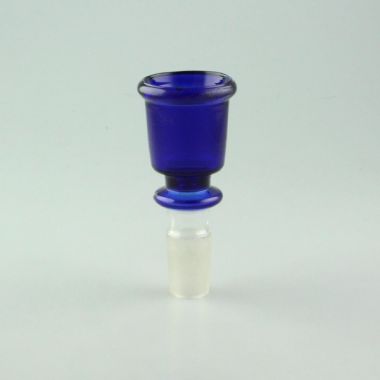 Blue Glass Tulip Bong Bowl 14.5mm