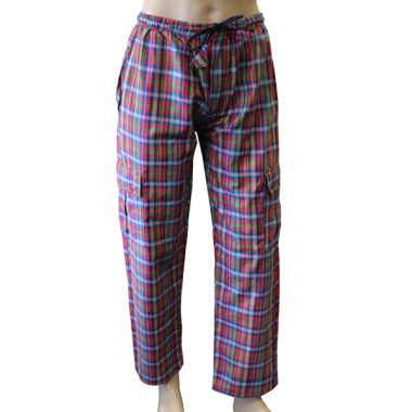 Edoraas Chequered Combat Trousers