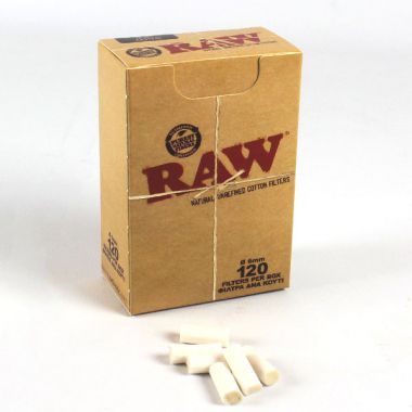 Raw Slim Unbleached Filter Tips