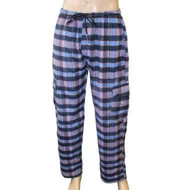 Desiato Flannel Chequered Combat Trousers