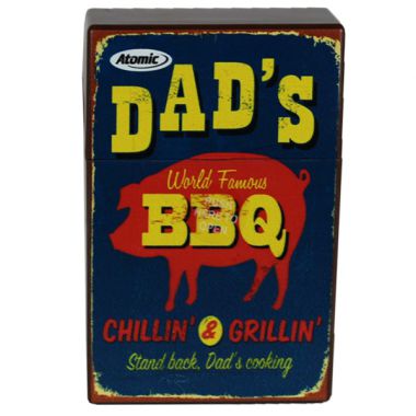 Retro Cigarette Packet Cover - Dad's BBQ