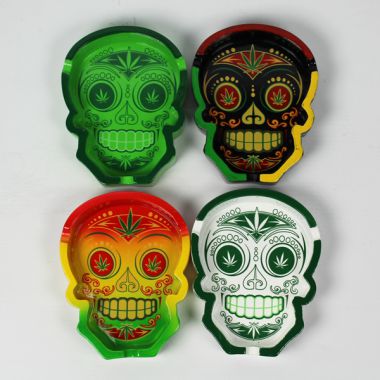 Sugar Skull Resin Ashtray