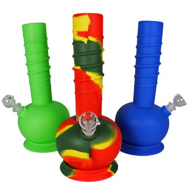 Silicone Round Base Bong