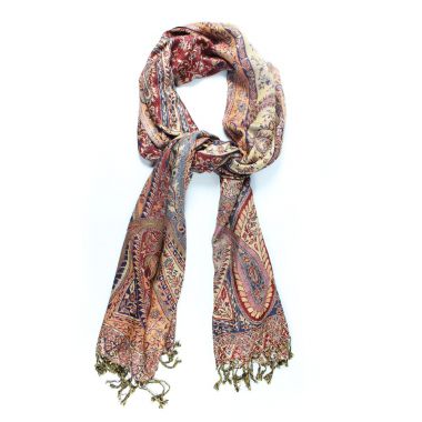 Shaded Paisley Pashmina