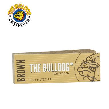 The Bulldog Brown Eco Perforated Filter Tips