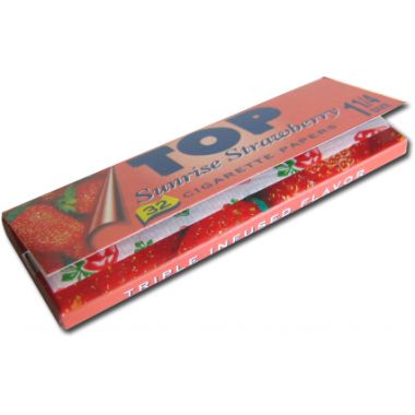 Top Flavoured Rolling Papers - Sunrise Strawberry