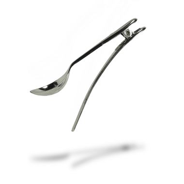 Ibiza Snuff Spoon Clipster - Silver