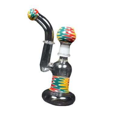 Rasta Zigzag Oil Bubbler