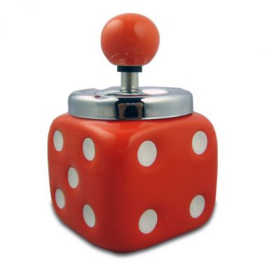 Dice Ashtray - Red