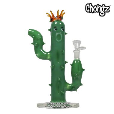 Chongz 'Cactus Mike' 30cm Jade Green Bong