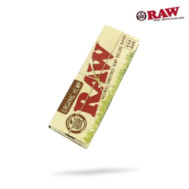 Raw Organic Hemp 1 1/4 size papers