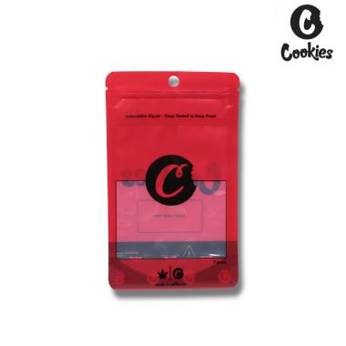Cookies Mylar Bags - Red - 10cm x 16.4cm 7grams