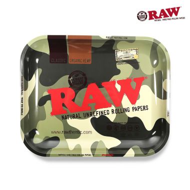 RAW Camo Metal Rolling Tray (Large)