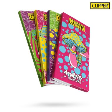 Clipper 'Psychedelic Mushrooms' 4:Twentty Collections King Size Slim Papers + Tips
