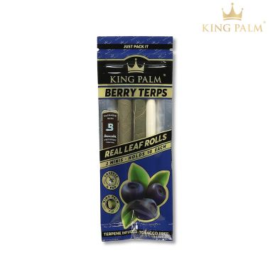 King Palm Terpene Infused Mini Rolls (2 Pack) - Berry Terps