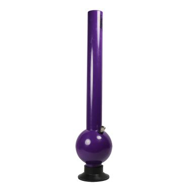 60cm Acrylic Bubble Bong - Solid Purple