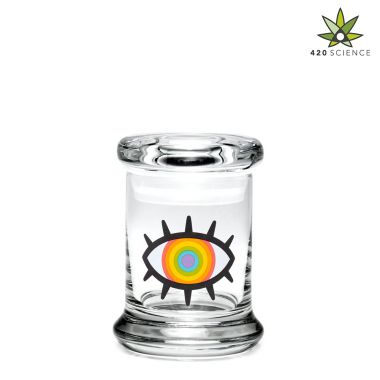 420 Classic Pop Top Jar Woke Rainbow Eye - Extra Small
