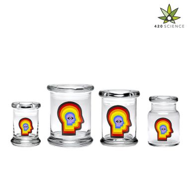 420 Classic Pop Top Jar Rainbow Mind