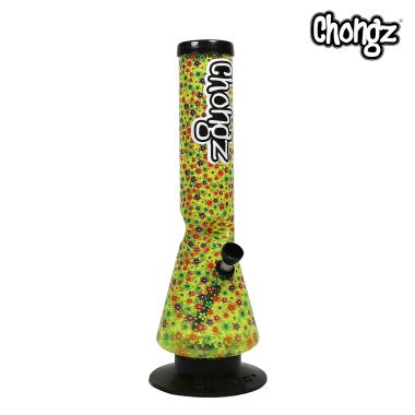 Chongz 'Sonic Flower Groove' 30cm Acrylic Bong