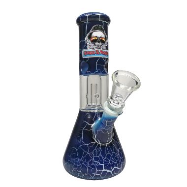 Hunter S.Bongson 'Crackerjack' 20cm Glass Percolator Bong