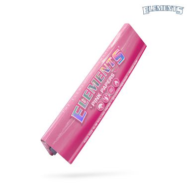 Elements Pink King Size Slim Rolling Papers