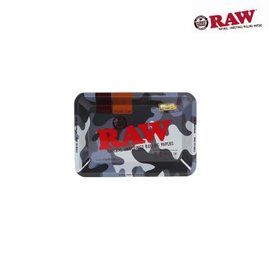 RAW Classic Urban Camo Metal Rolling Tray (Mini)