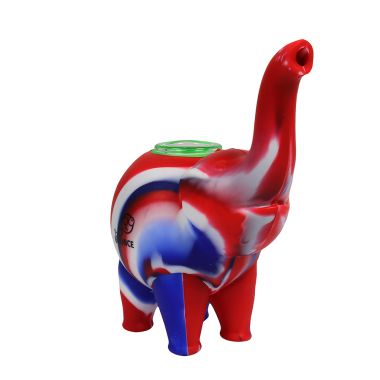 Bounce Elephant Silicone Pipe