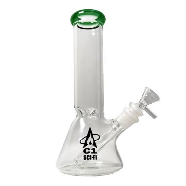 Cheeky One Sci-Fi 'Horizon' Glass Bong - Green