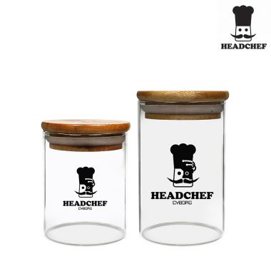 Headchef Cyborg Glass Jar