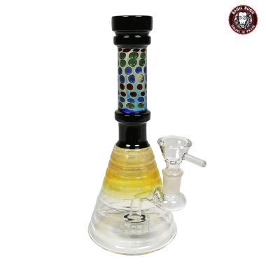 Basil Bush Glass Beaker Percolator Bong