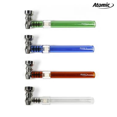 Atomic Volcano Stone Filter Glass Pipe